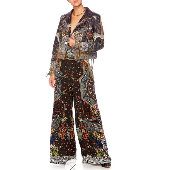 NWT Camilla Studded Leather Biker Jacket Behind Closed Doors S - Picture 13 of 14